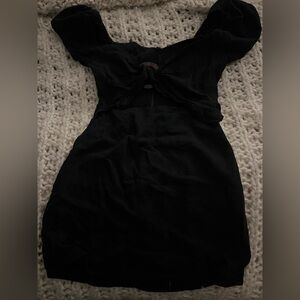 Forever 21 Black Backless Dress